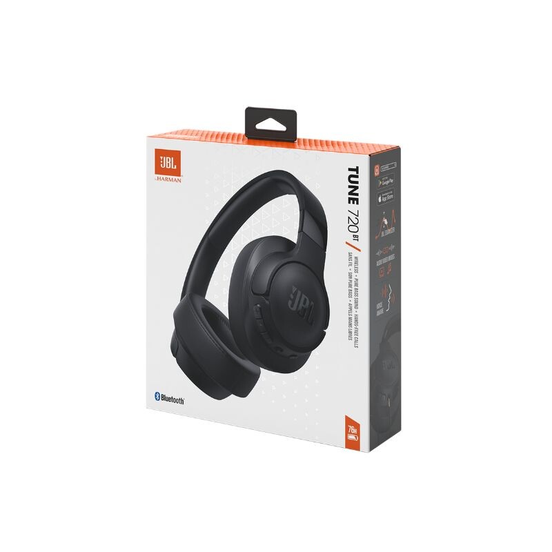 AURICULARES INALAMBRICOS JBL TUNE 720BT - NEGRO Auriculares Inalambricos Jbl Tune 720bt - Negro