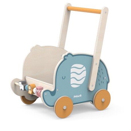Caminador Infantil Polar B Madera Elefante 001