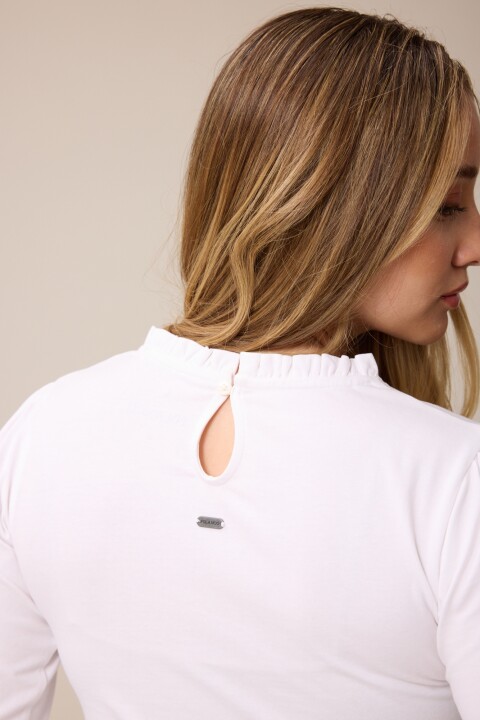 T-SHIRT M/L YLVA POLANCO Blanco