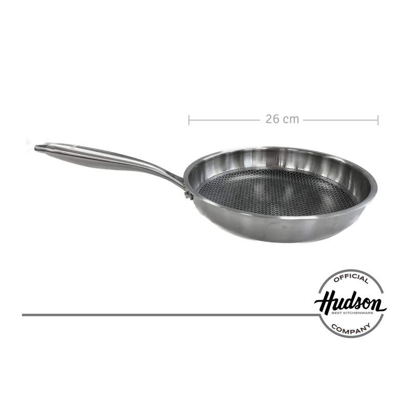 Sarten De Acero Inoxidable Con Antiadherente Linea Hudson Sarten De Acero Inoxidable Con Antiadherente Linea Hudson