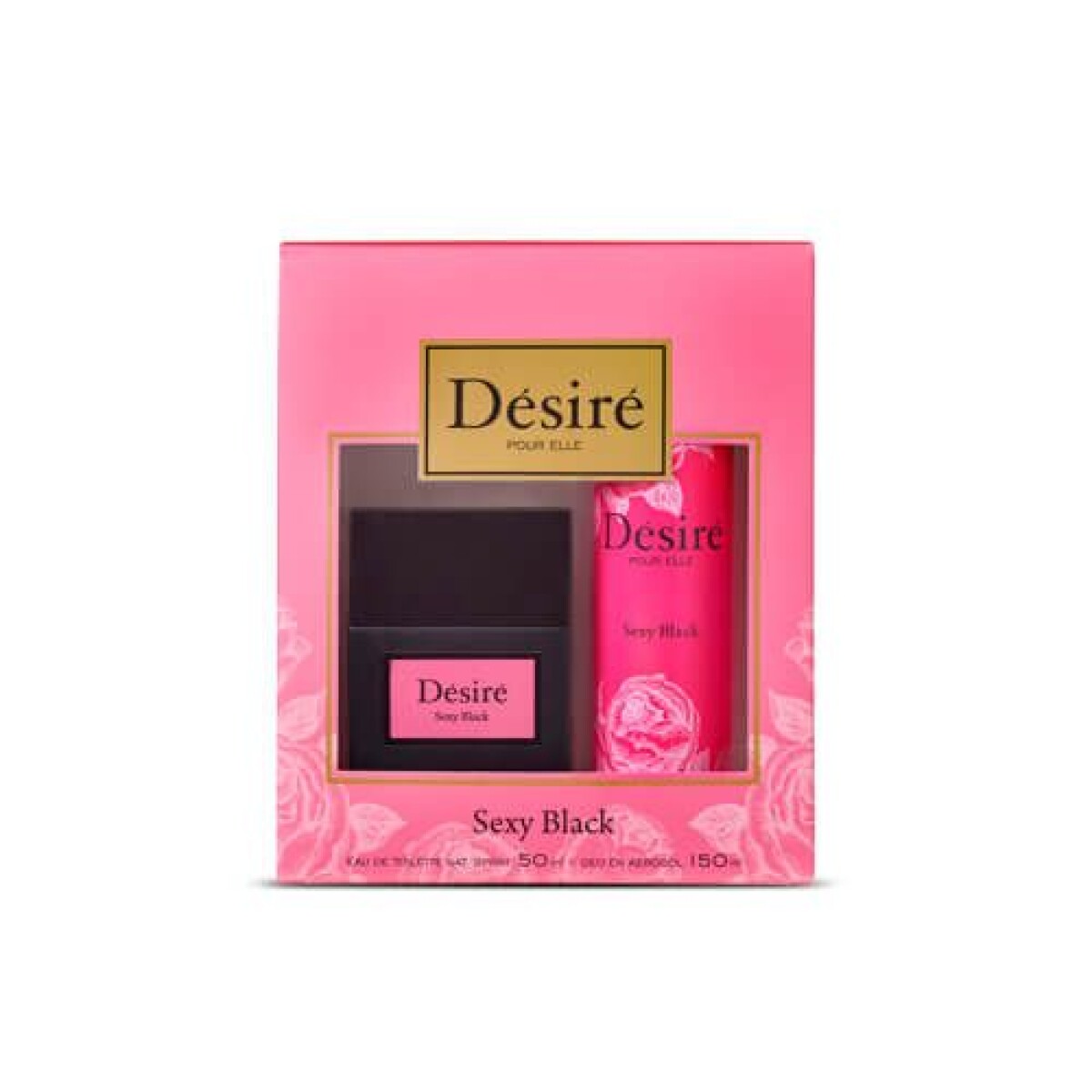 Pack Desire Sexy Black EDT + Desodorante Aer – Fragancia Intensa 