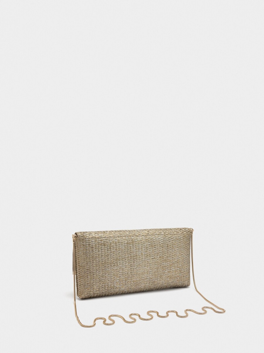 Bolso De Fiesta Tipo Sobre dorado