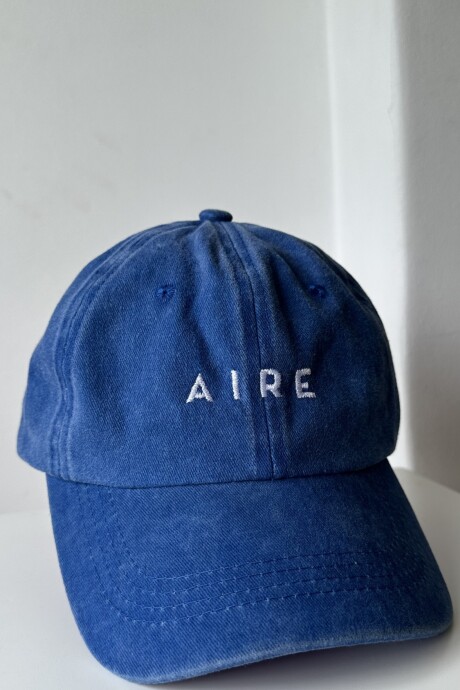 GORRA AIRE CAP LOGO WASHED BLUE