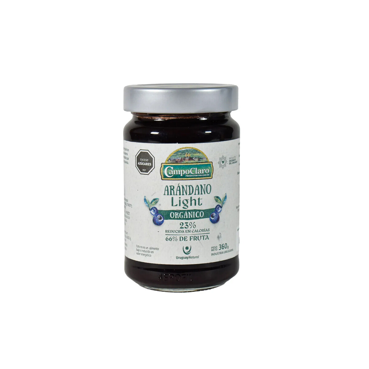 MERMELADA LIGTH ARANDANOS CAMPOCLARO 360G 