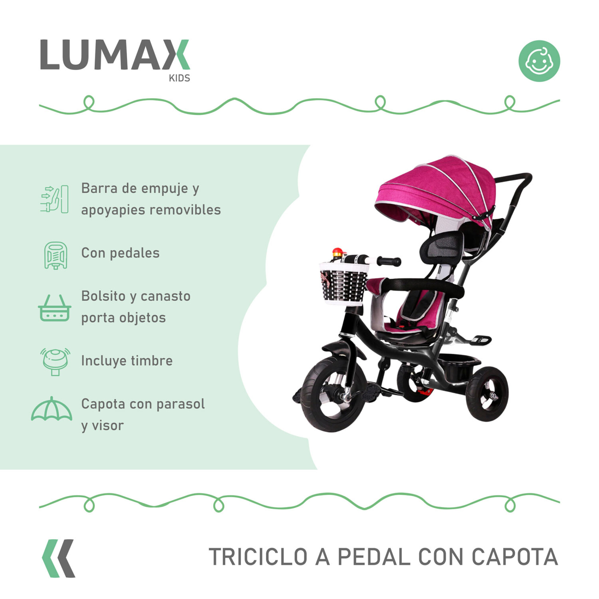 Triciclo tipo coche on sale