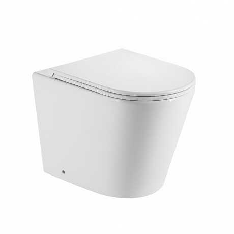 INODORO SIN MOCHILA LACAR BLANCO BRILLANTE 55X37 CM BLANCO