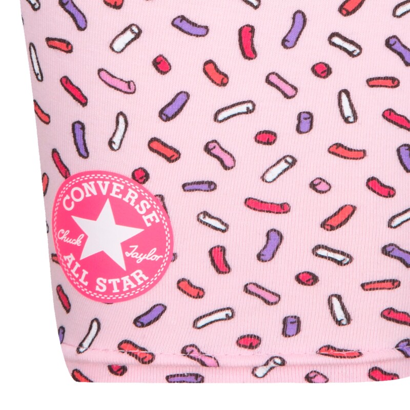Conjunto Peplum Tank Printed de Niña Rosado