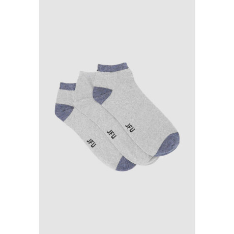Pack x3 medias ciclistas Gris