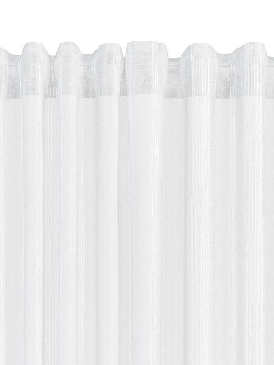 Cortina NELAUG 1x140x300 rayas blanco 