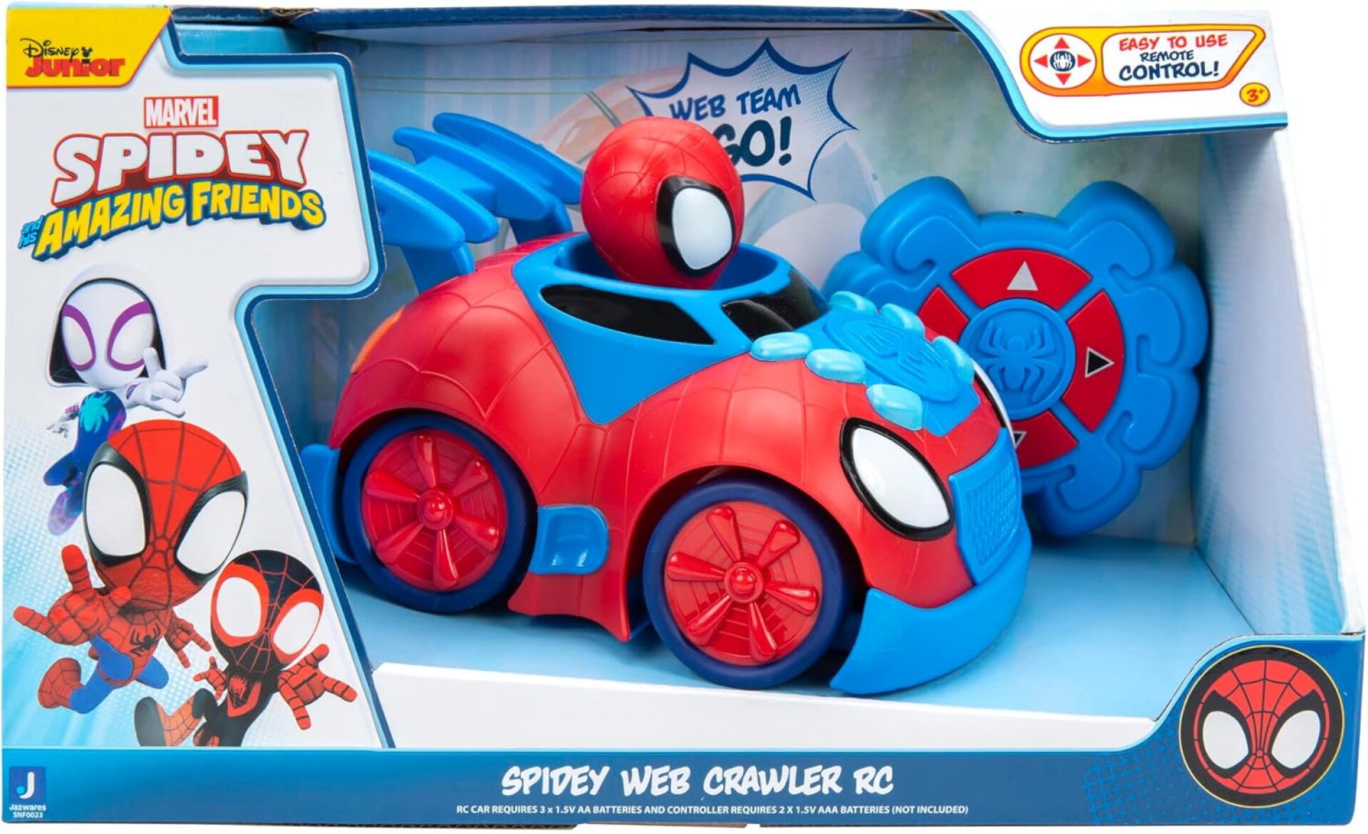 Autito de Juguete Spidey con Control Remoto 