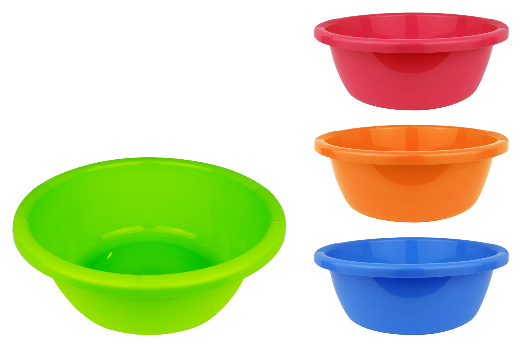 PALANGANA PLASTICO COLOR LISO 