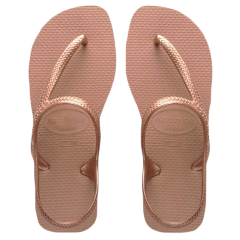 Sandalias de Mujer Havaianas Flash Urban Rosa - Dorado