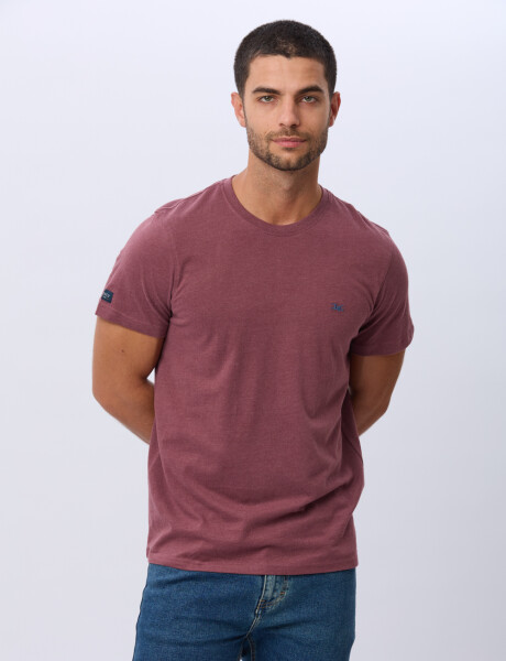REMERA DE ALGODÓN Bordo