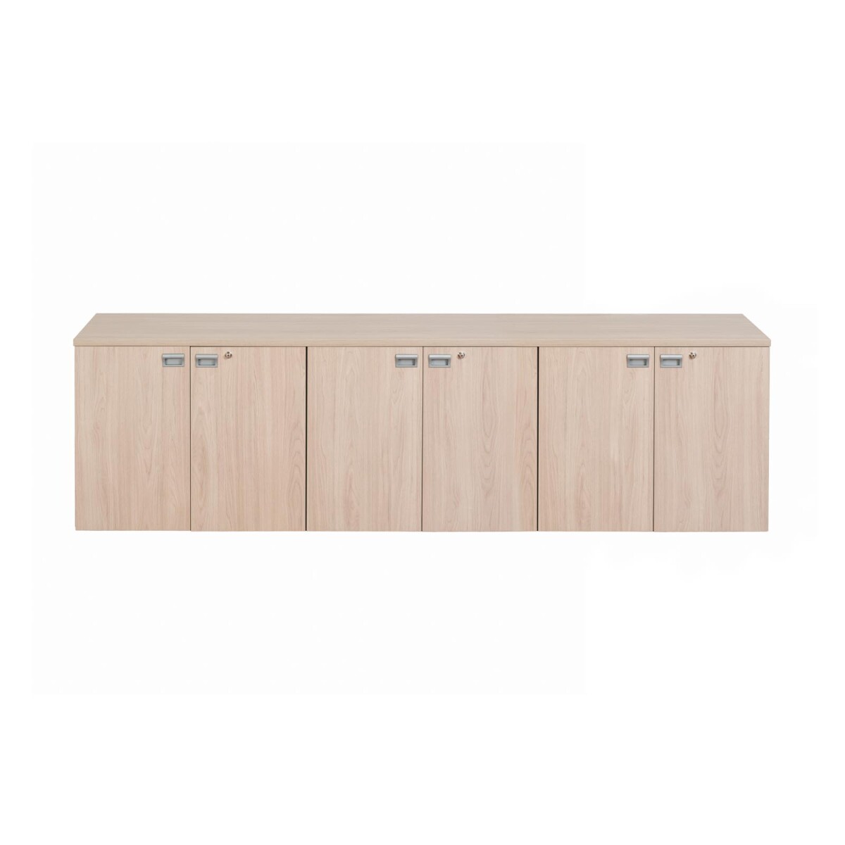 ARMARIO BAJO - MADERA GRIS WORK 6 PUERTAS 