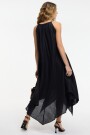 VESTIDO ASIMETRICO Negro