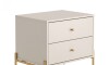 Mesa de Luz Jasper White Gloss