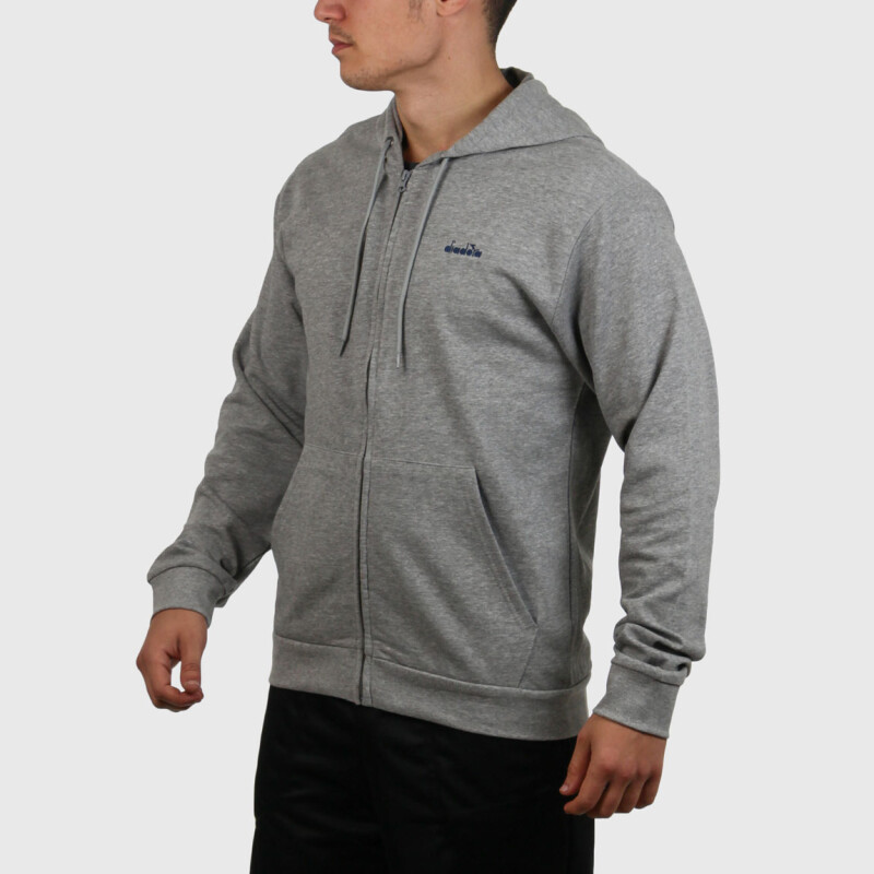 Campera Deportiva Hombre Diadora Gris