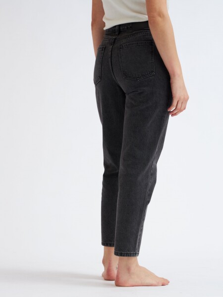 Pantalón de jean mom fit Negro