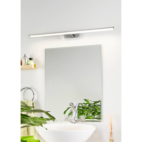 Aplique LED blanco/cromo 11W IP44 60CM PANDELLA 1 EG0321