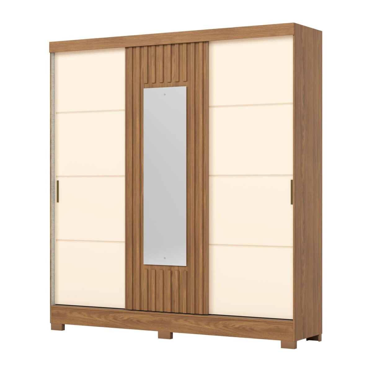 PLACARD - 3 PUERTAS MDF-Y-MDP BLANCO B376 