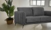Sofa 3 cps ALPHA Gris oscuro