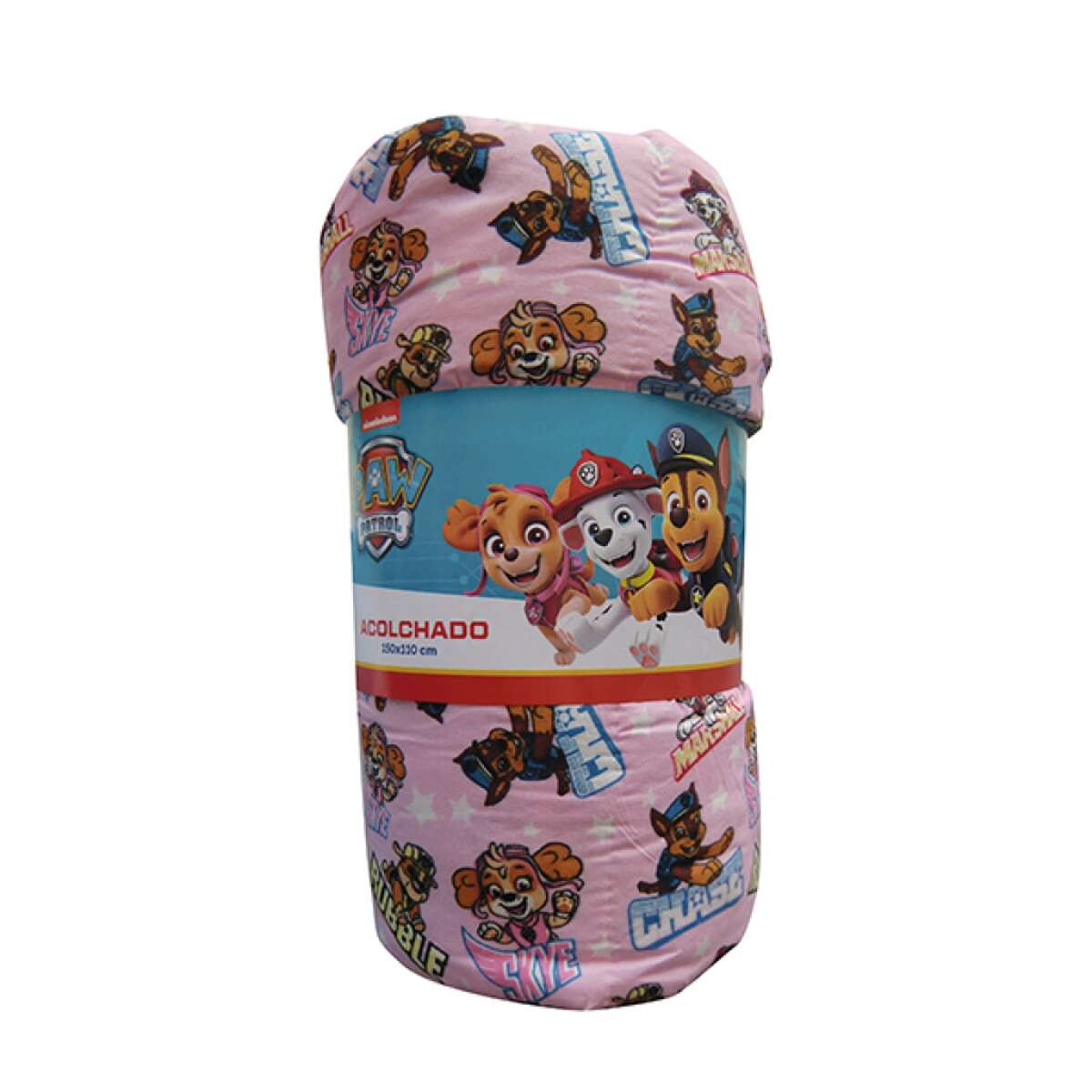 Acolchado Cuna Paw Patrol - Rosa 