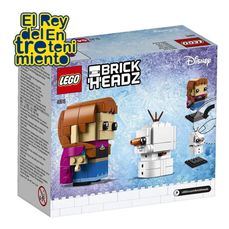 Lego Brick Headz Frozen Anna Y Olaf 41618 Original Lego Brick Headz Frozen Anna Y Olaf 41618 Original