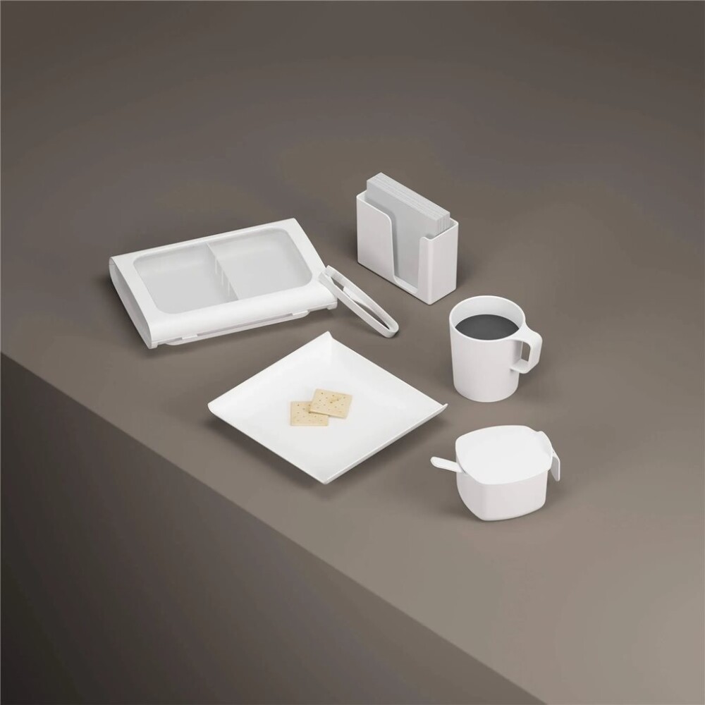 Azucarero Coza Due Blanco 300 ml AZUCARERO DUE 300ML 12X11X8CM BLANCO COZA