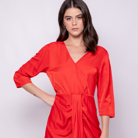 VESTIDO SPINNER Rojo