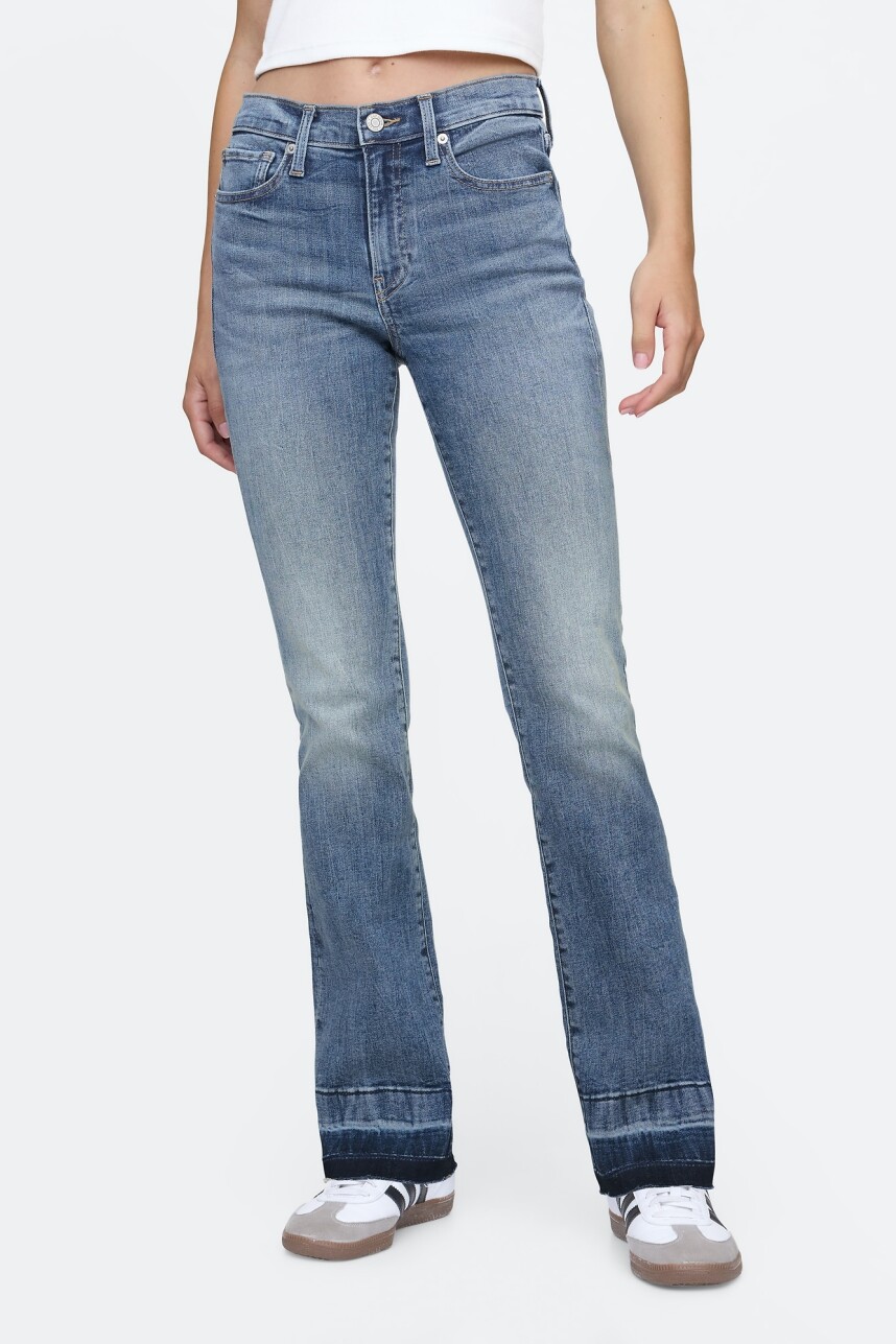 Jean Baby Boot Mujer Medium Wash