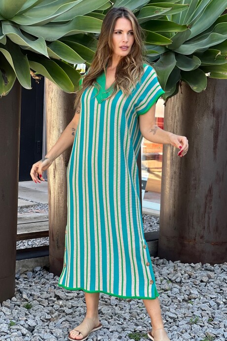 VESTIDO NARDO Turquesa