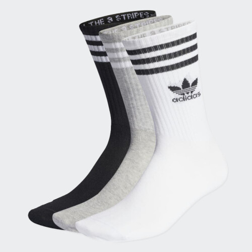 Medias Adidas Mid Cut 3 Pares Blanco