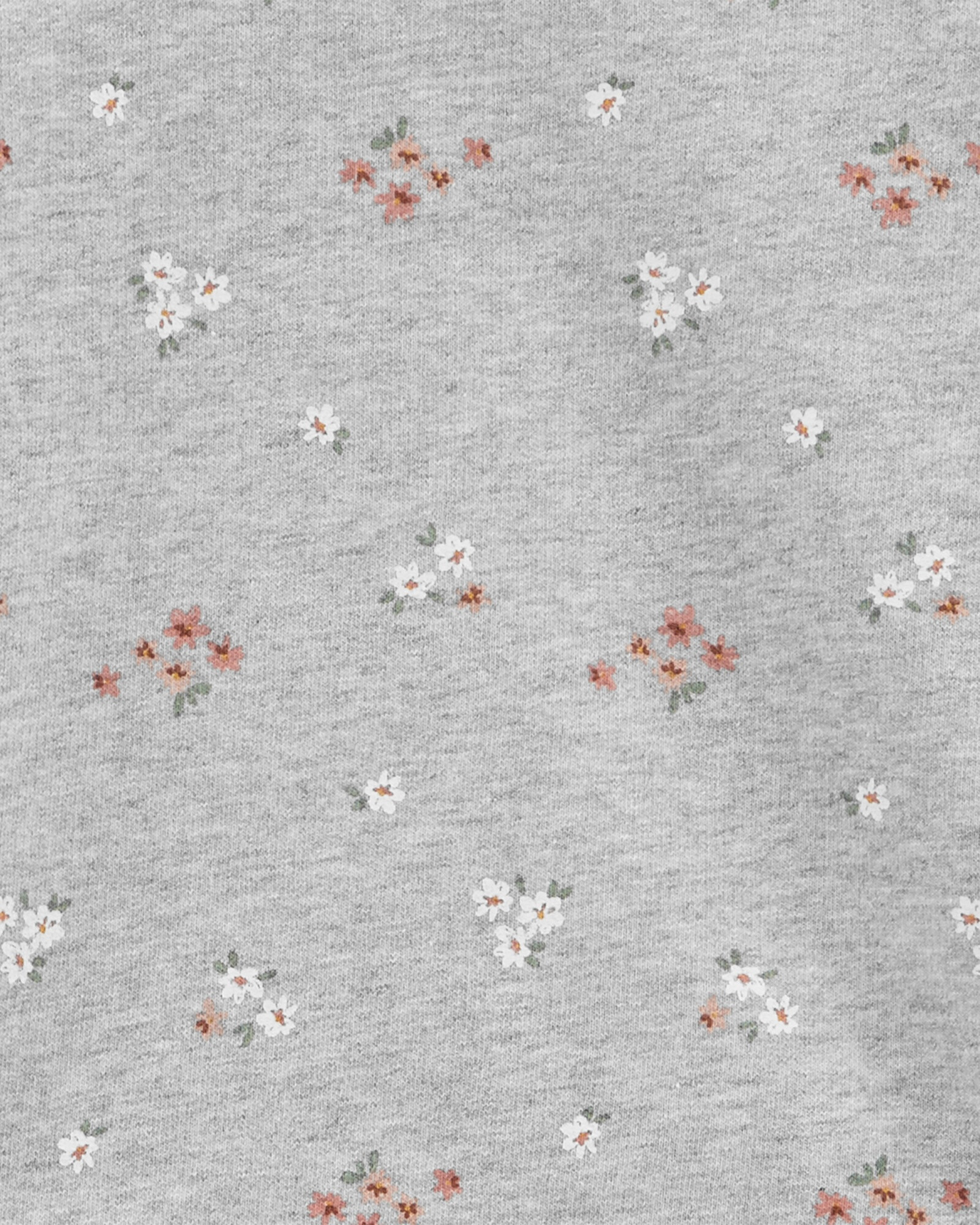 Set dos piezas pantalón y blusa de algodón, diseño floral Sin color