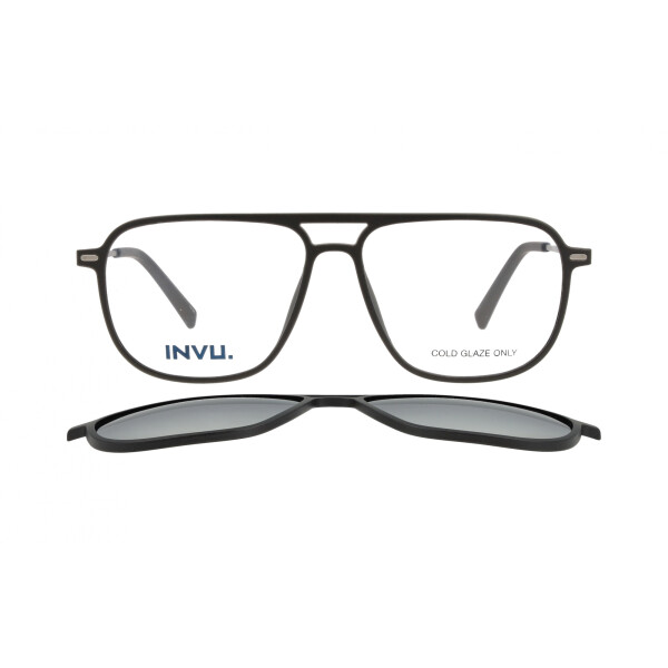 INVU Clip-On 42519A col Matt Metal Grey/Gun Invu Clip-on 42519a Col Matt Metal Grey/gun