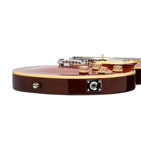 Guitarra eléctrica Stagg SELDLXWRED LP flam maple Guitarra eléctrica Stagg SELDLXWRED LP flam maple