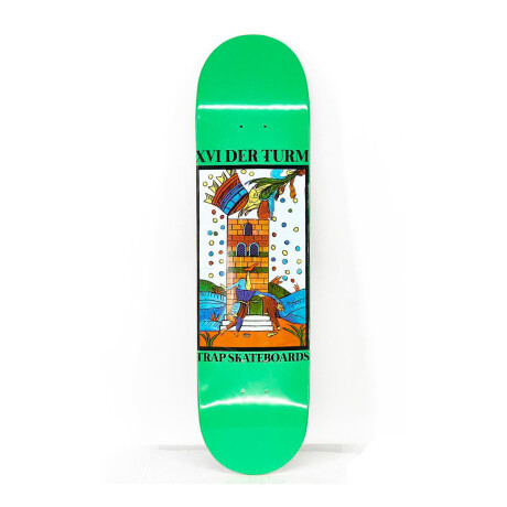 Deck Trap Tarot Rodríguez Turm Green 8.0" (Sólo tabla - Lija incluída) Deck Trap Tarot Rodríguez Turm Green 8.0" (Sólo tabla - Lija incluída)