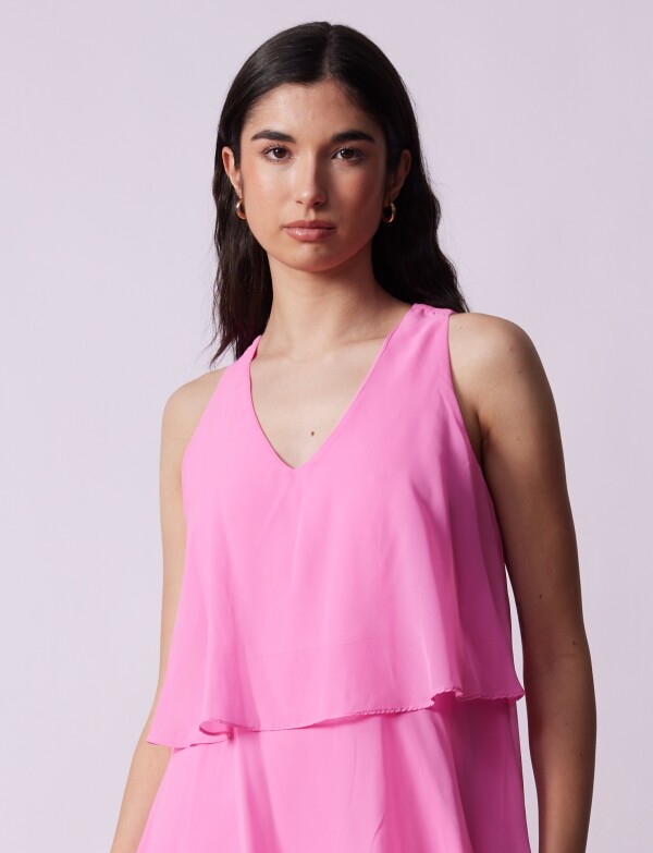 Vestido Capas ROSA