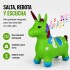 Unicornio Saltarín Inflable Infantil 58 x 55 cm Verde