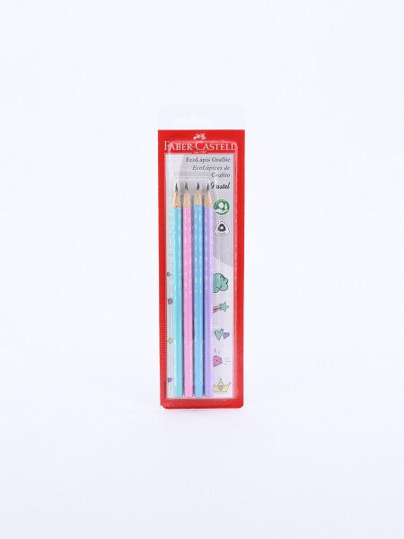 BLISTER DE LAPICES DE ESCRIBIR X 4 ROSADO