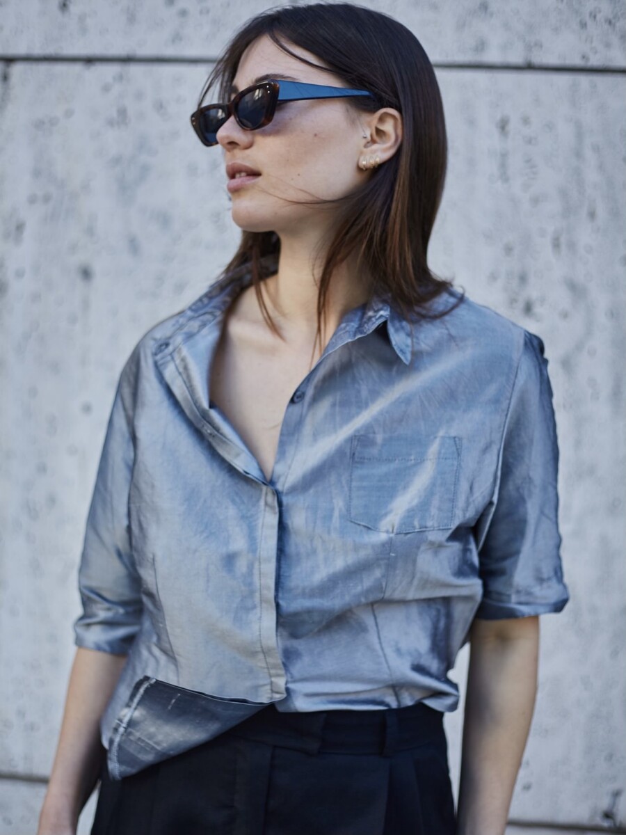 Camisa Susana Nin - Plata 