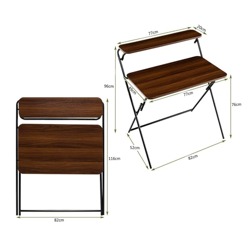Set De Oficina De Escritorio Plegable y Silla Giratoria Set De Oficina De Escritorio Plegable y Silla Giratoria
