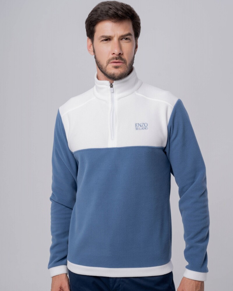 Sueter Fleece Azul Marino U