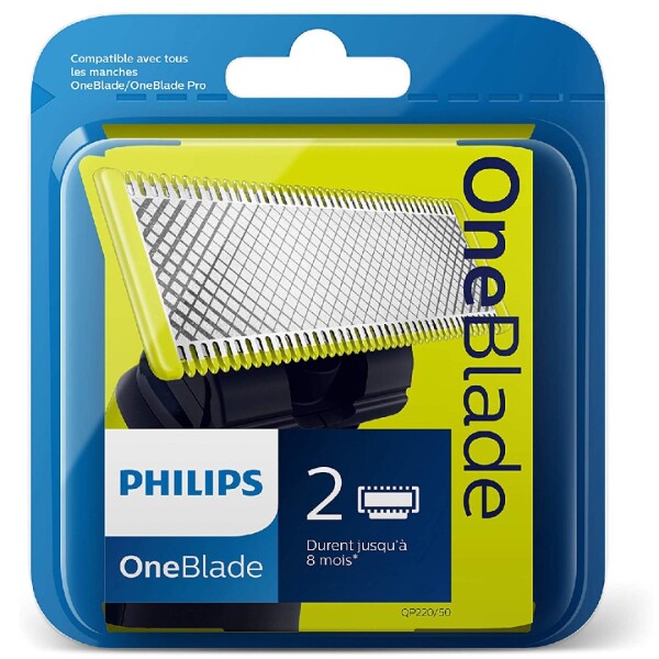 Repuesto 2 Cuchillas Afeitadora Philips REPUESTO X2 CUCHILLAS PHILIPS QP220/50/1