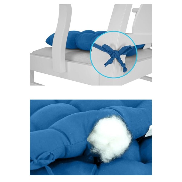 Almohadon Cuadrado Para Silla Eames Butaca Auto Colores Variante Color Azul Claro