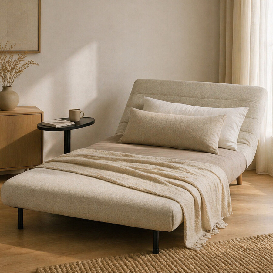 Sillón Cama Individual UNO Beige