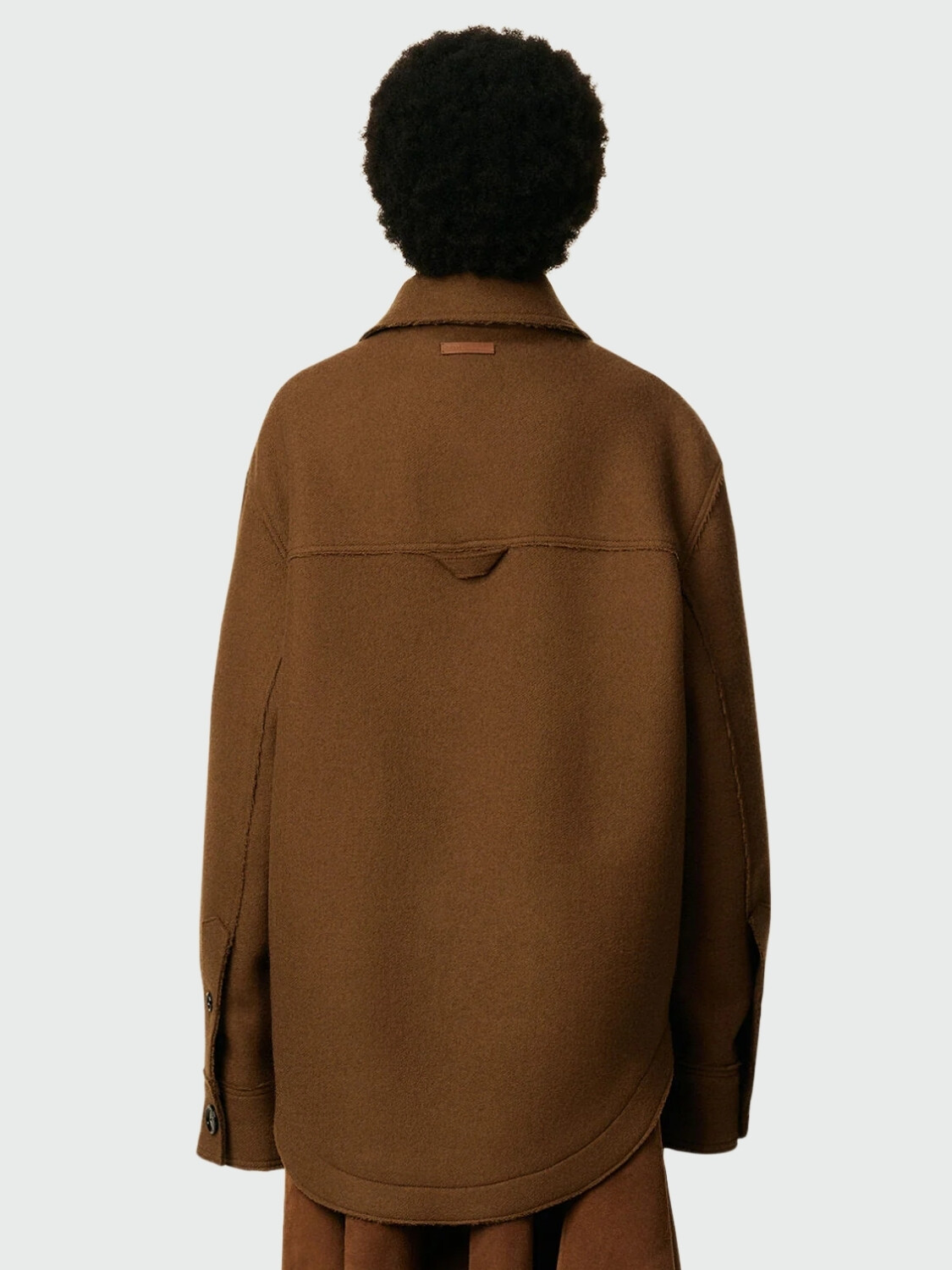 AMI PARIS - Campera Abotonada de Lana Alta Automática