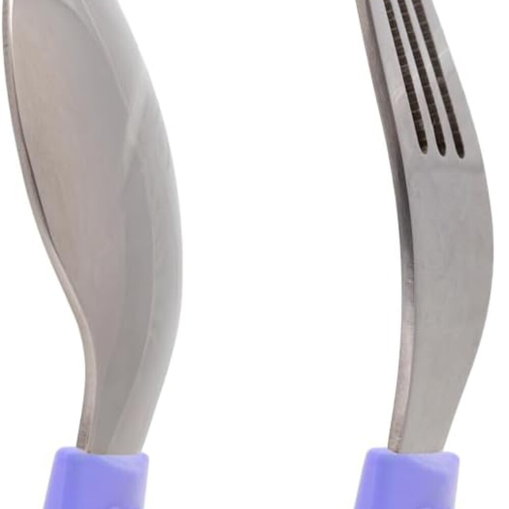 Set cubiertos metal ZOO BUBA violeta