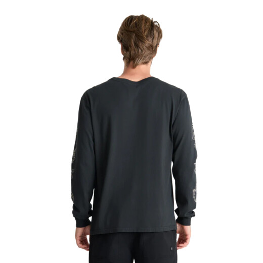 Remera Roark Icons Ls - Negro Remera Roark Icons Ls - Negro