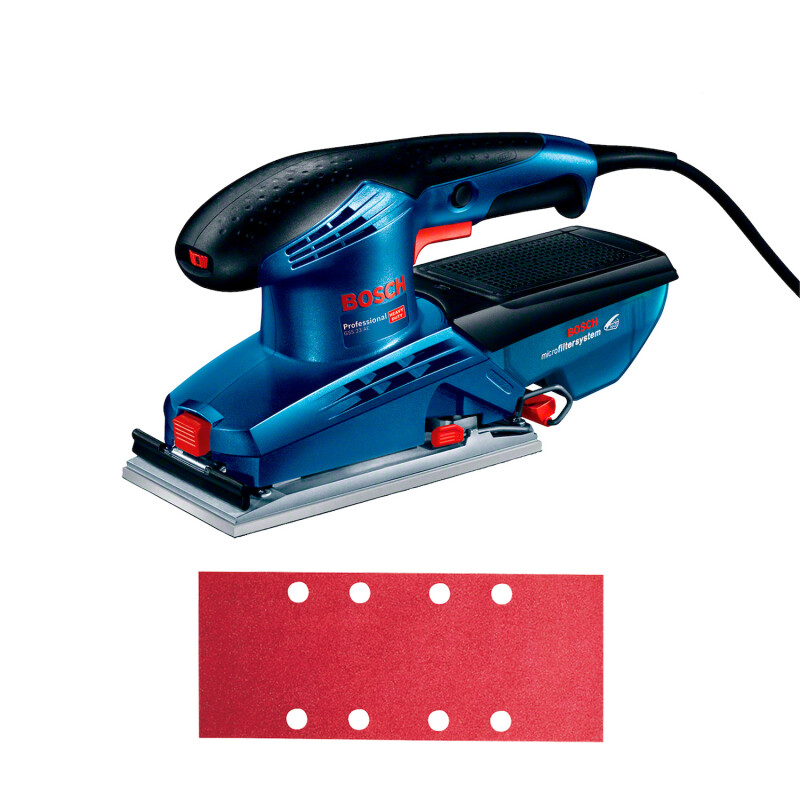 Lijadora orbital Bosch GSS 23 AE 160W 220V con colector de polvo 2 años / Bosch Unica