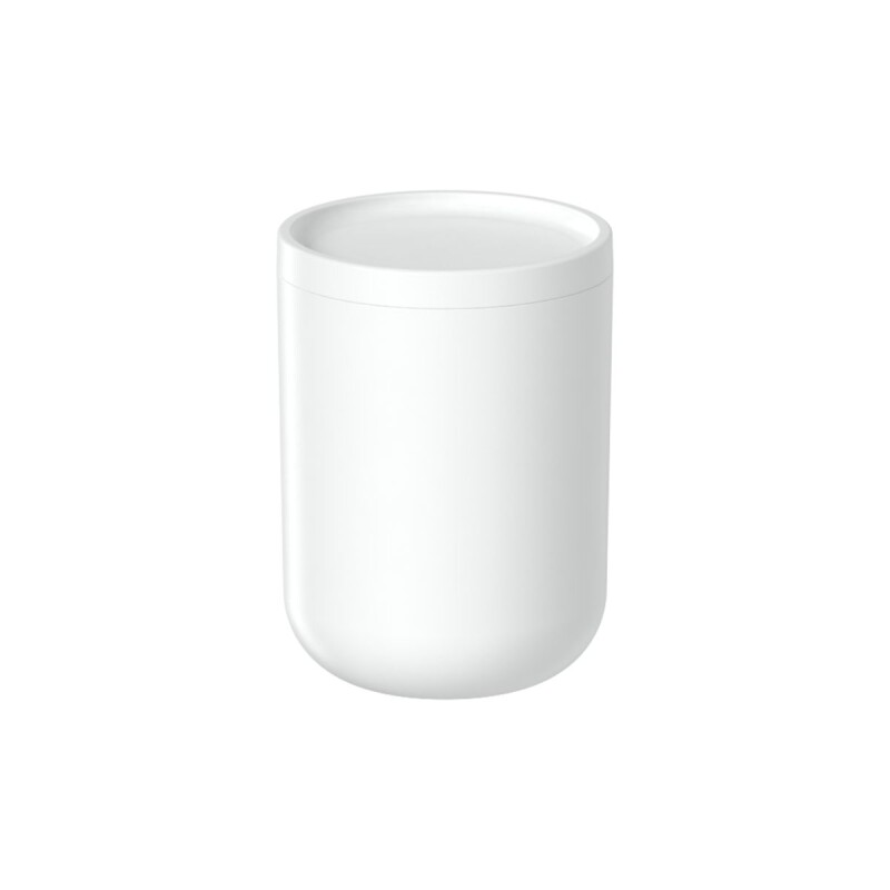 PAL100 Porta Algodón Y Cotonetes Modelo Bold Ou - Blanco